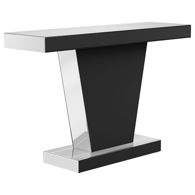 Crocus Rectangular Mirrored Entryway Console Table
