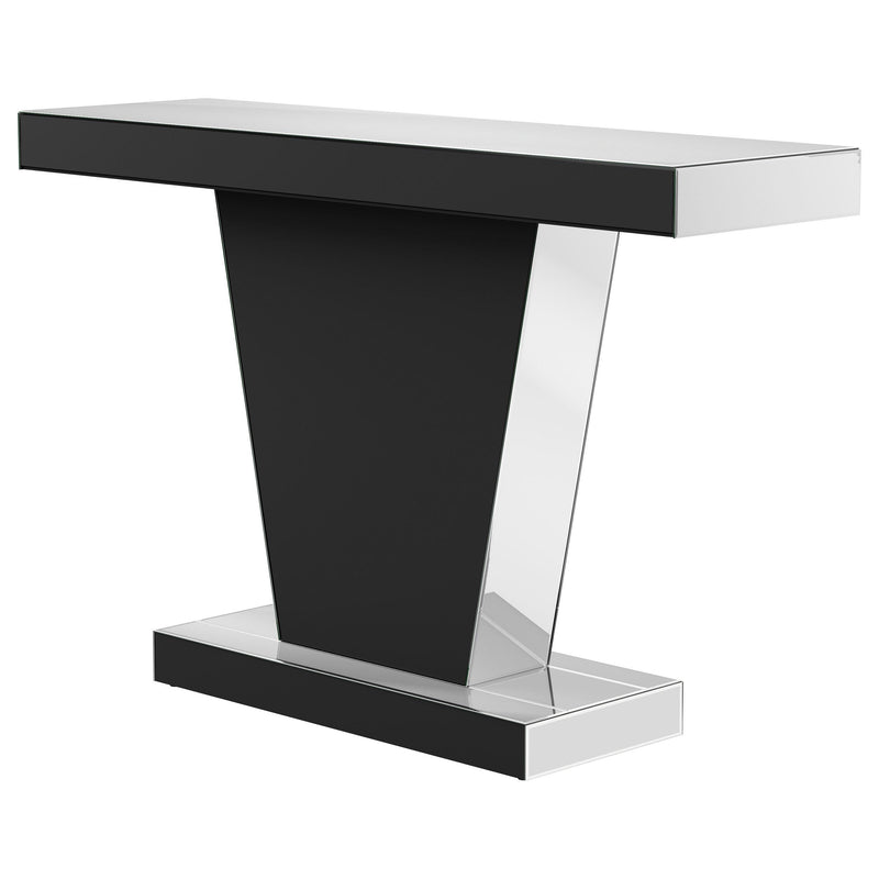 Crocus Rectangular Mirrored Entryway Console Table