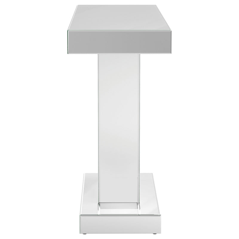 Crocus Rectangular Mirrored Entryway Console Table