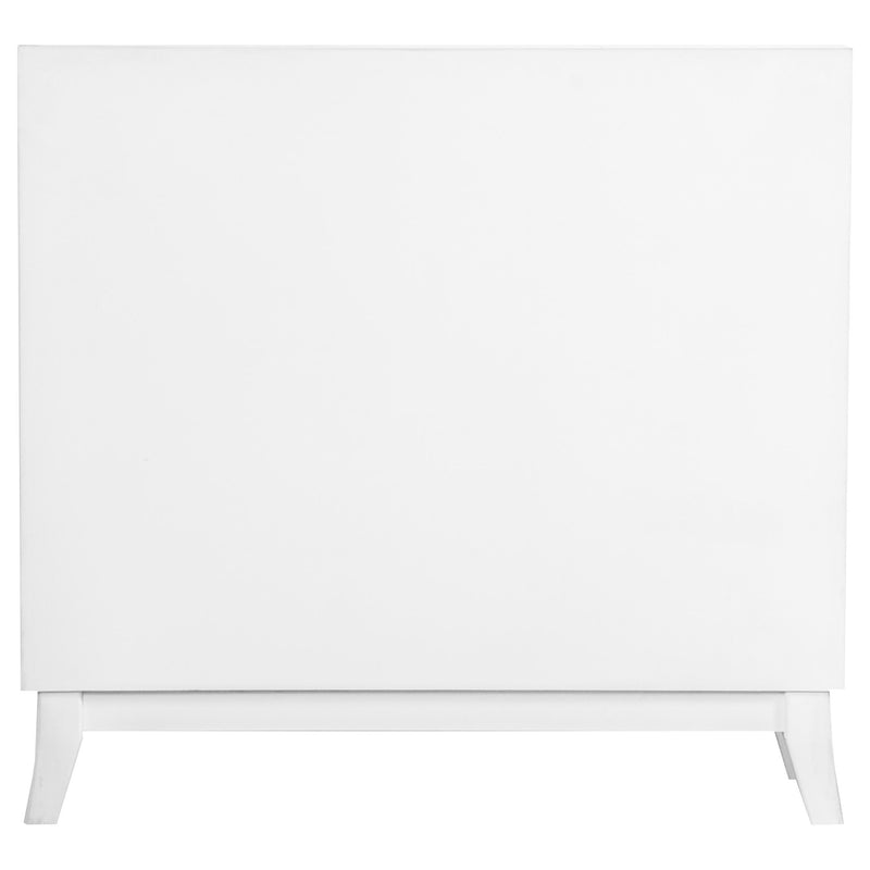 Gambon 2-door Wood Honeycomb Pattern Accent Cabinet