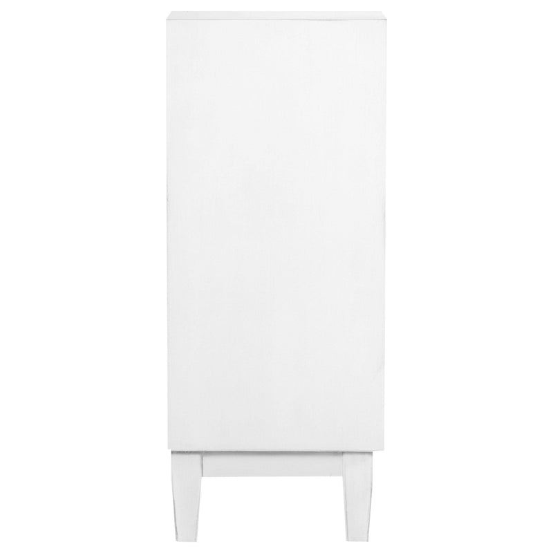 Gambon 2-door Wood Honeycomb Pattern Accent Cabinet