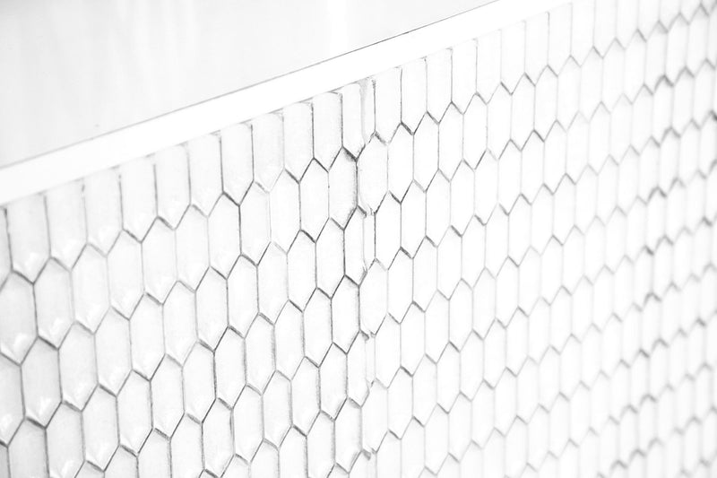 Gambon 2-door Wood Honeycomb Pattern Accent Cabinet