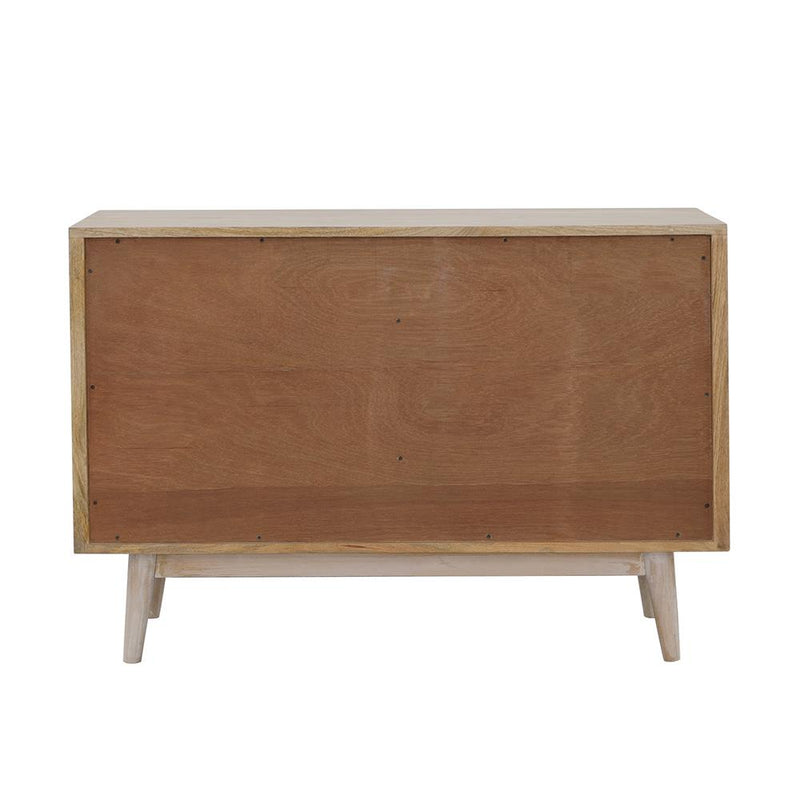 Ixora 2-door Wood Accent Cabinet White Washed and