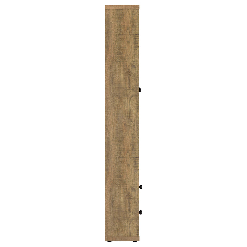Hawthorne 4-shelf Glass Door Tall Cabinet with Drawers