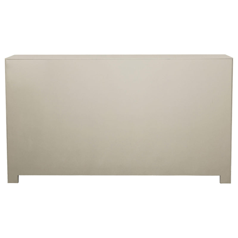 Toula 4-door Accent Cabinet Smoke and