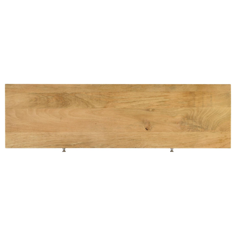Draco 2-drawer Console Table Hand Carved Details