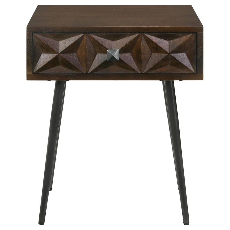 Ezra 1-drawer Rectangular Accent Side Table Coffee