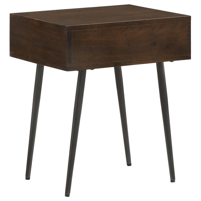 Ezra 1-drawer Rectangular Accent Side Table Coffee