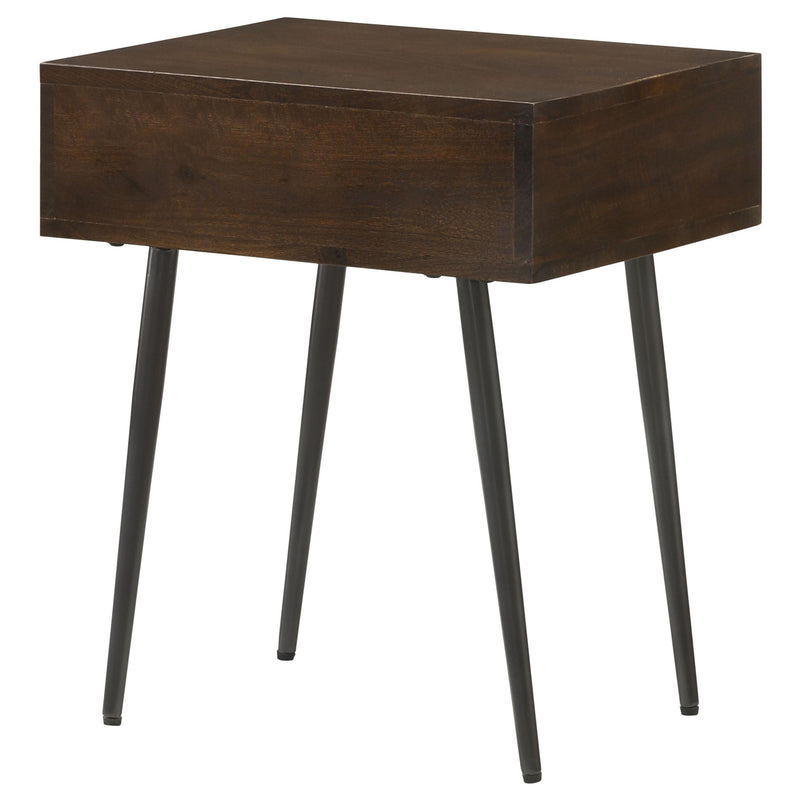 Ezra 1-drawer Rectangular Accent Side Table Coffee