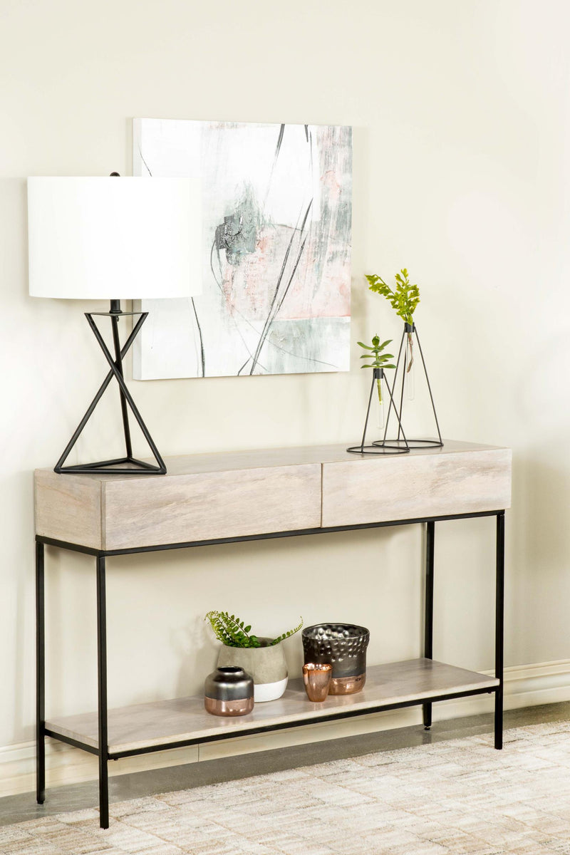 Rubeus 2-drawer Wood Entryway Console Table