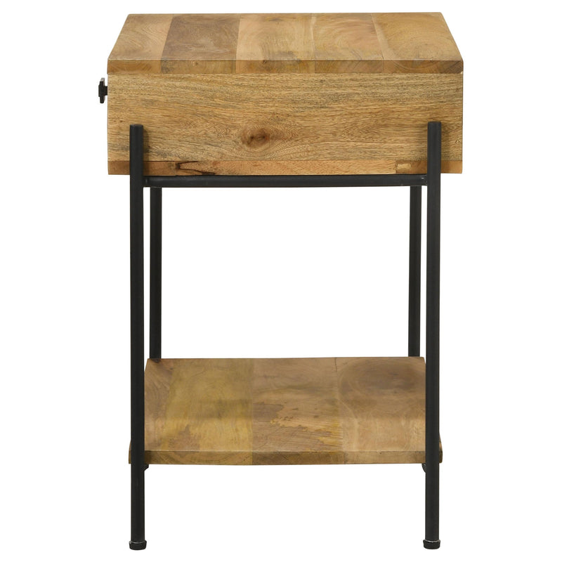 Declan 1-drawer Wood Accent Side Table
