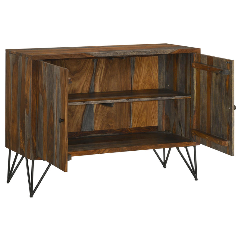 Macon 2-door Sheesham Wood Storage Accent Cabinet