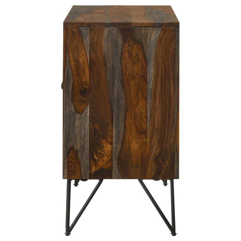 Macon 2-door Sheesham Wood Storage Accent Cabinet