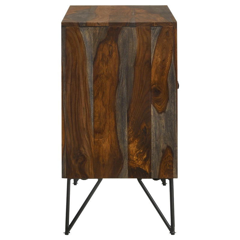 Macon 2-door Sheesham Wood Storage Accent Cabinet