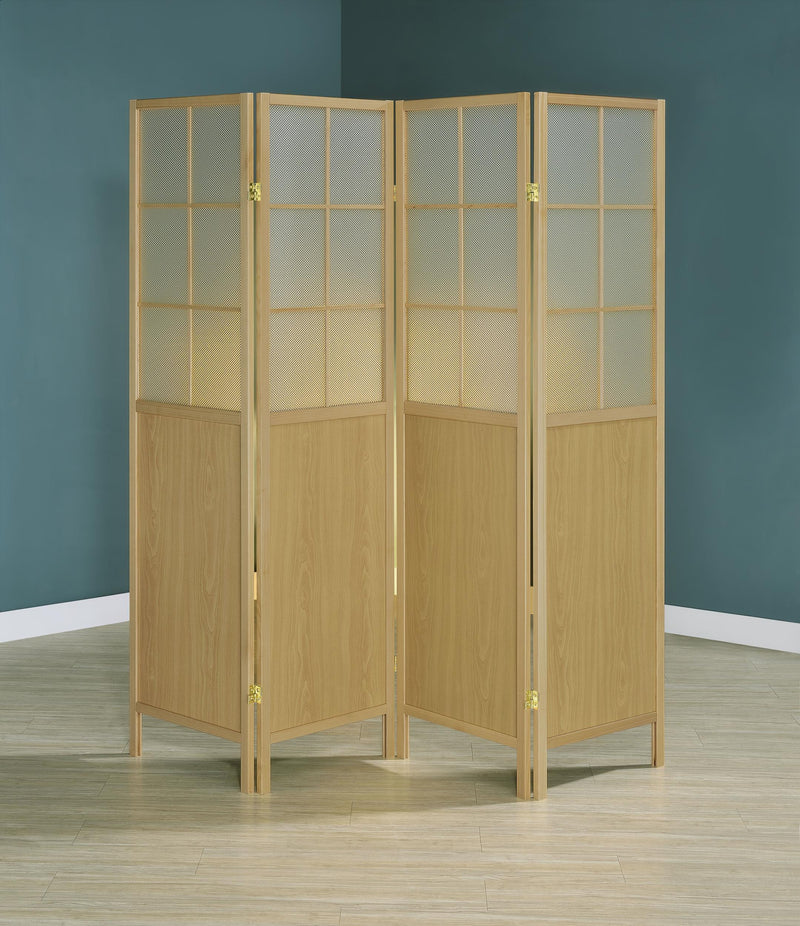 Edwards 4-Panel Room Divider Folding Shoji Screen