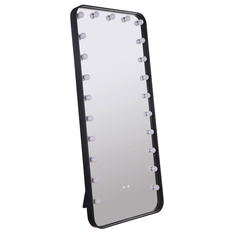 Canton 32 x 71 Inch LED Standing Mirror with Speakers Black - detail 3