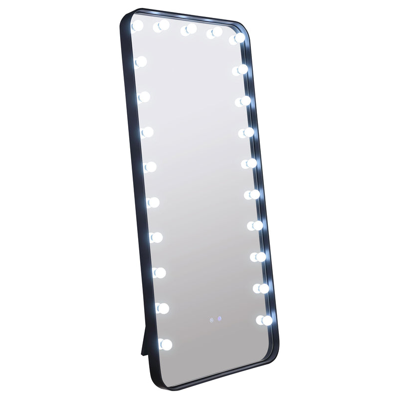 Canton 32 x 71 Inch LED Standing Mirror with Speakers Black - detail 6