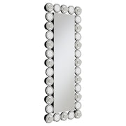 Aghes 24 x 62 Inch Wall Mirror with Lighting Silver - alternate view
