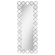 Aghes 24 x 62 Inch Wall Mirror with Lighting Silver - detail 5