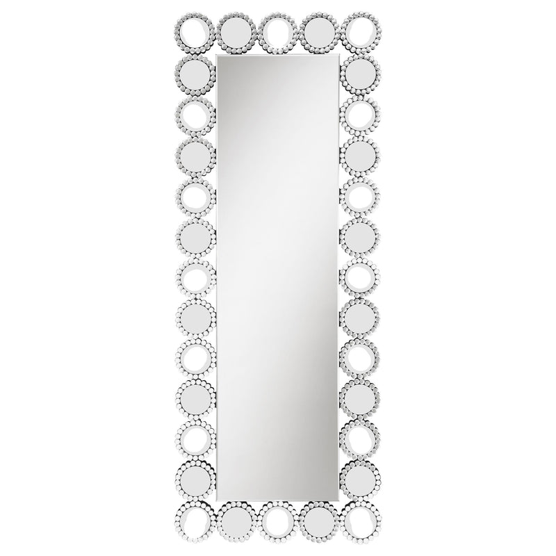 Aghes 24 x 62 Inch Wall Mirror with Lighting Silver - detail 5