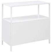 Amherst 2-door Radio Weave Cane Metal Accent Cabinet White - detail 7
