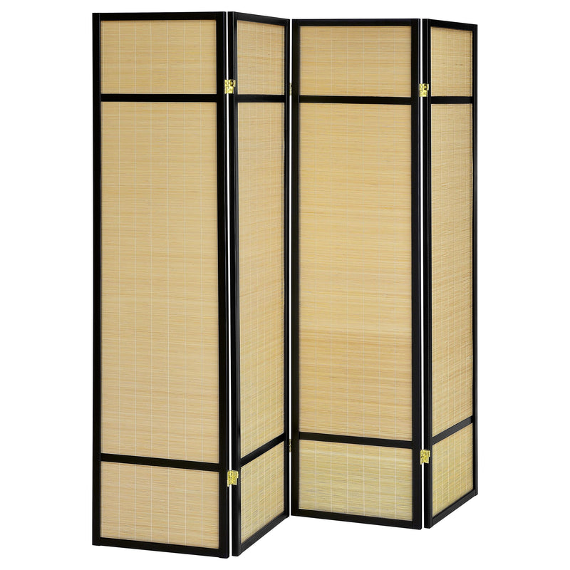 Pearce 4-panel Bamboo Room Divider Folding Screen