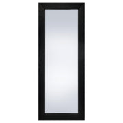 Cadence Tempered Glass Full Length Standing Mirror Black Oak - detail 3