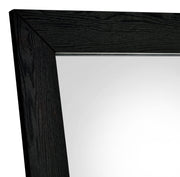 Cadence Tempered Glass Full Length Standing Mirror Black Oak - detail 5
