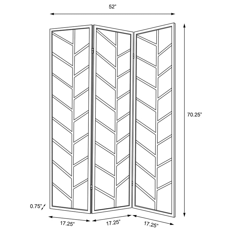 Mila 3-Panel Room Divider Folding Shoji Screen