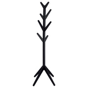 Margaret Solid Wood Coat Rack Clothing Hanger Black - alternate view