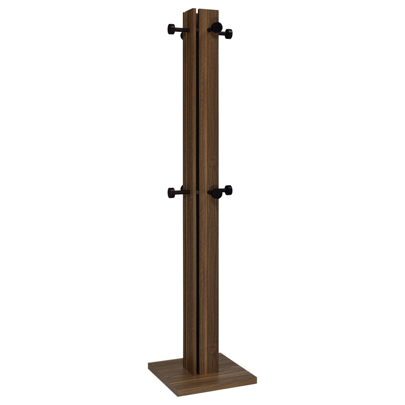 Rikkie Engineered Wood Coat Rack Walnut - alternate view