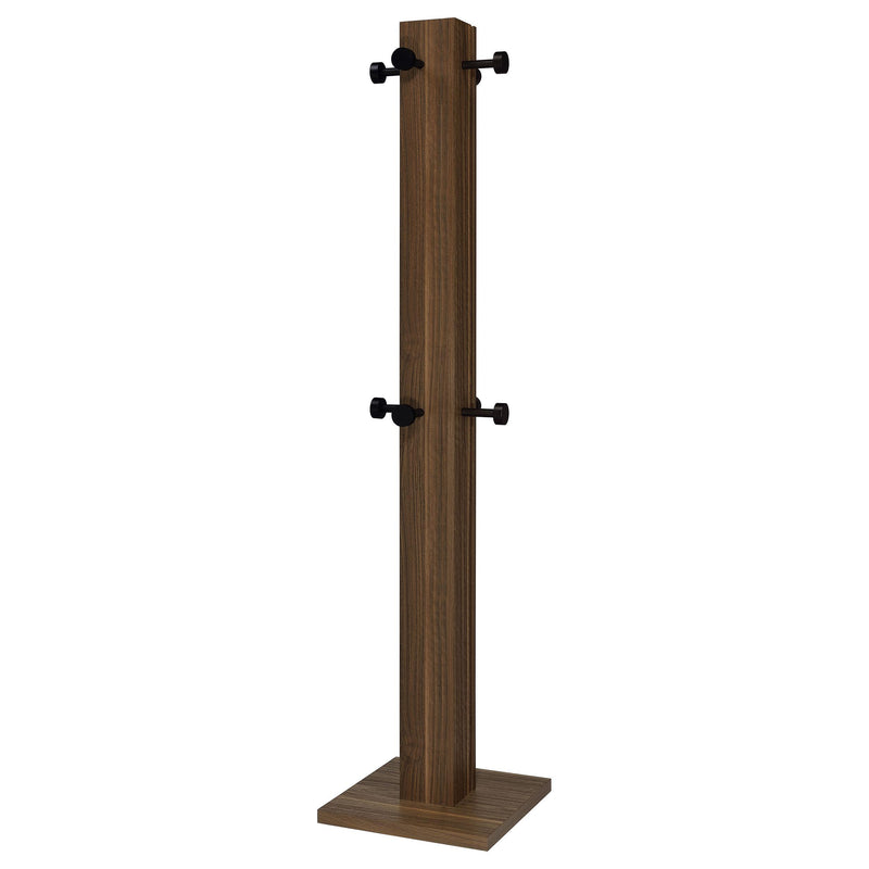 Rikkie Engineered Wood Coat Rack Walnut - detail 4