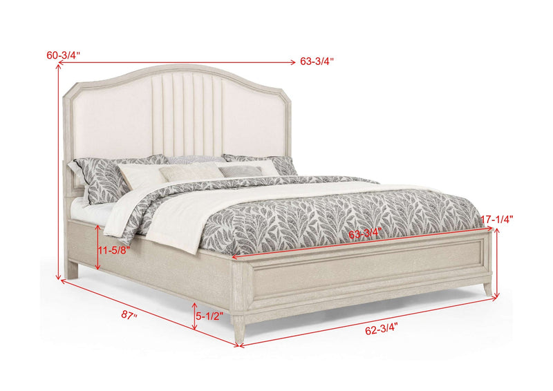 Crownmark Napoli Bedroom Set Queen Bed