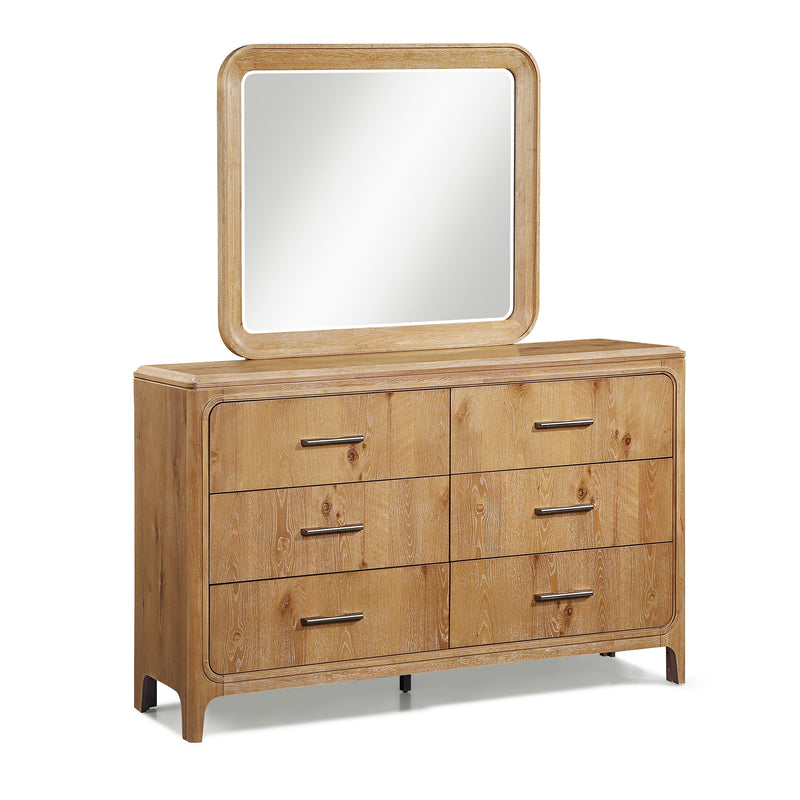 Crownmark Westcott Bedroom Set Dresser and Mirror