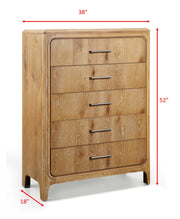Crownmark Westcott Chest - Cerused Natural