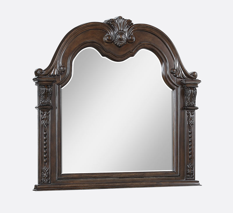 Crownmark Stanley Mirror - Coffee Brown