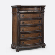 Crownmark Stanley Bedroom Set - Coffee Brown Chest