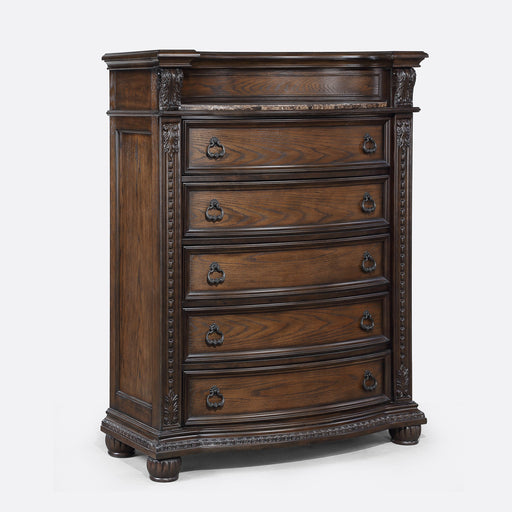 Crownmark Stanley Chest - Coffee Brown