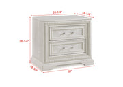 Crownmark Alexandria Bedroom Set Nightstand