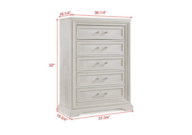 Crownmark Alexandria Bedroom Set Chest
