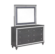 Crownmark Refino Bedroom Set Dresser and Mirror