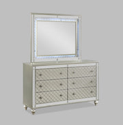 Crownmark Cristian Bedroom Set Dresser and Mirror
