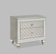 Crownmark Cristian Nightstand - Champagne