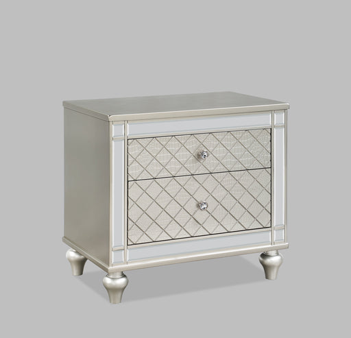 Crownmark Cristian Nightstand - Champagne