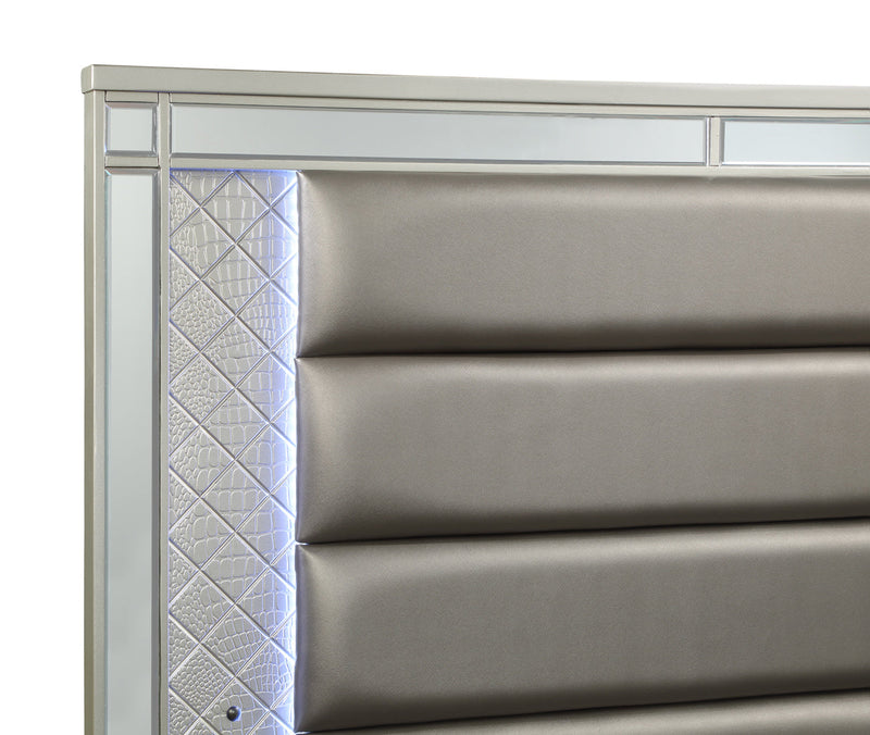 Crownmark Cristian Champagne Bed