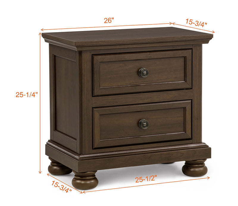 Claribelle Nightstand - Brown