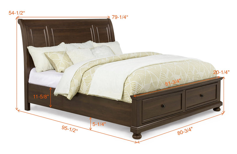 Claribelle Bedroom Set - Brown