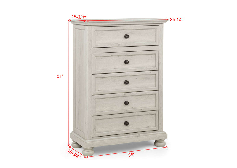 Claribelle Chest - White