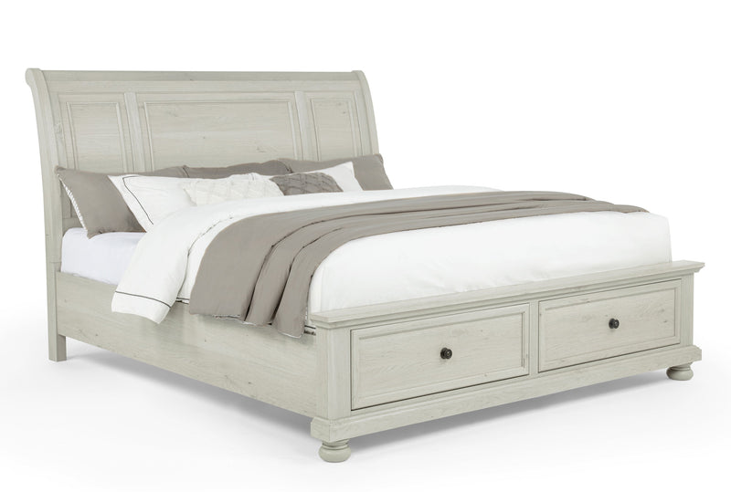 Crownmark Claribelle Bedroom Set - White King Bed