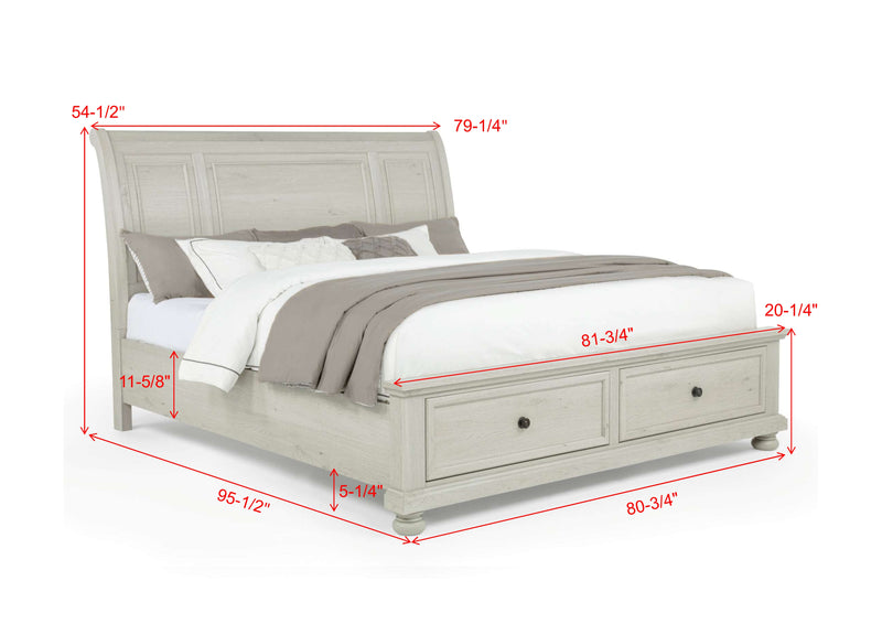 Claribelle Bedroom Set - White